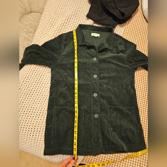 Tradlands Forest Green Corduroy Utility Jacket - Picture 8 of 8